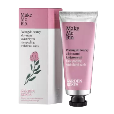 Make Me Bio -  Make Me Bio Peeling do twarzy z kwasami kwiatowymi - Garden Roses, 40 ml 